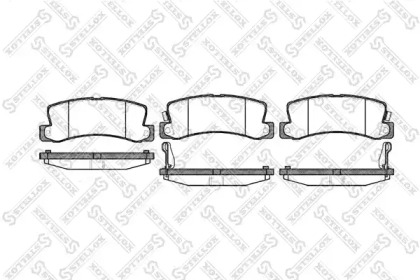 Комплект тормозных колодок STELLOX 225 022-SX